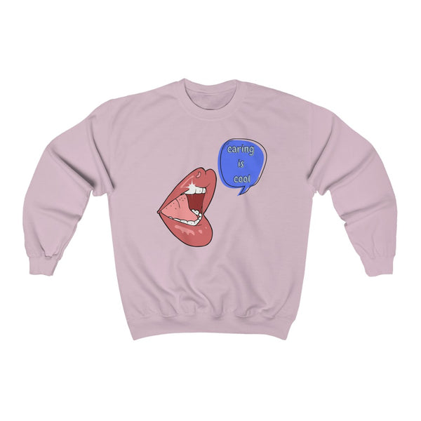 Caring is Cool Crewneck Sweatshirt