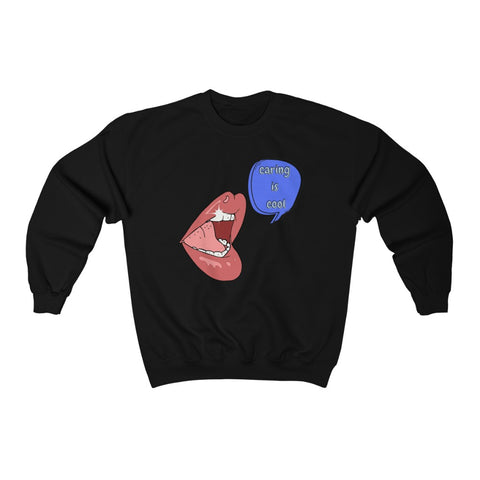 Caring is Cool Crewneck Sweatshirt