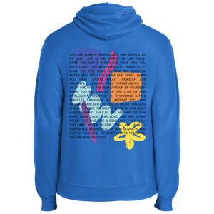 Surrounded By Love Fleece Hoodie