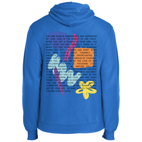 Surrounded By Love Fleece Hoodie