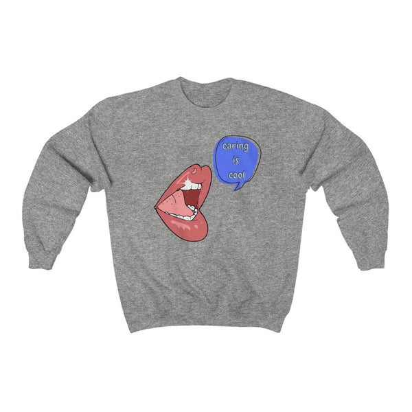 Caring is Cool Crewneck Sweatshirt